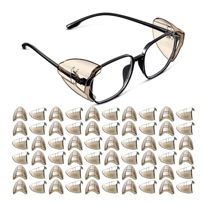 処方眼鏡用サイドシールド、スライポンサイドガード、安全メガネ