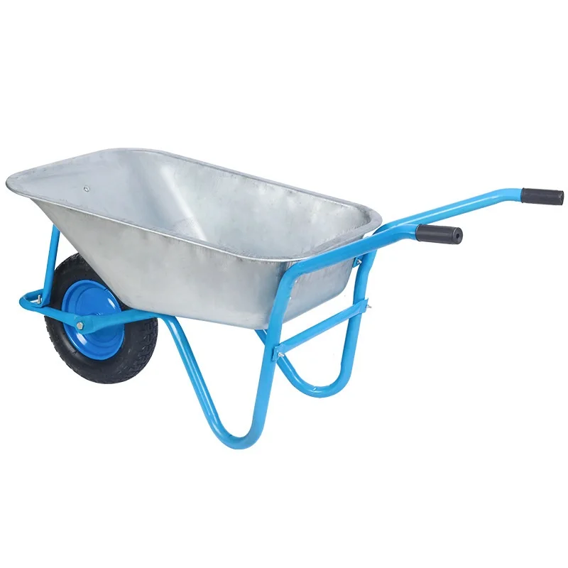 New Dump Truck Wheelbarrow with Plastic and Metal Tray Garden Tools for Garden Use