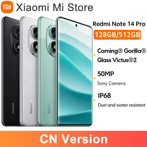 Xiaomi Redmi Note 14 Pro Chinese Version 120Hz 50MP Xiaomi HyperOS 5500mmAh(typ) battery 45W turbo charging Dimensity 7300-Ultra