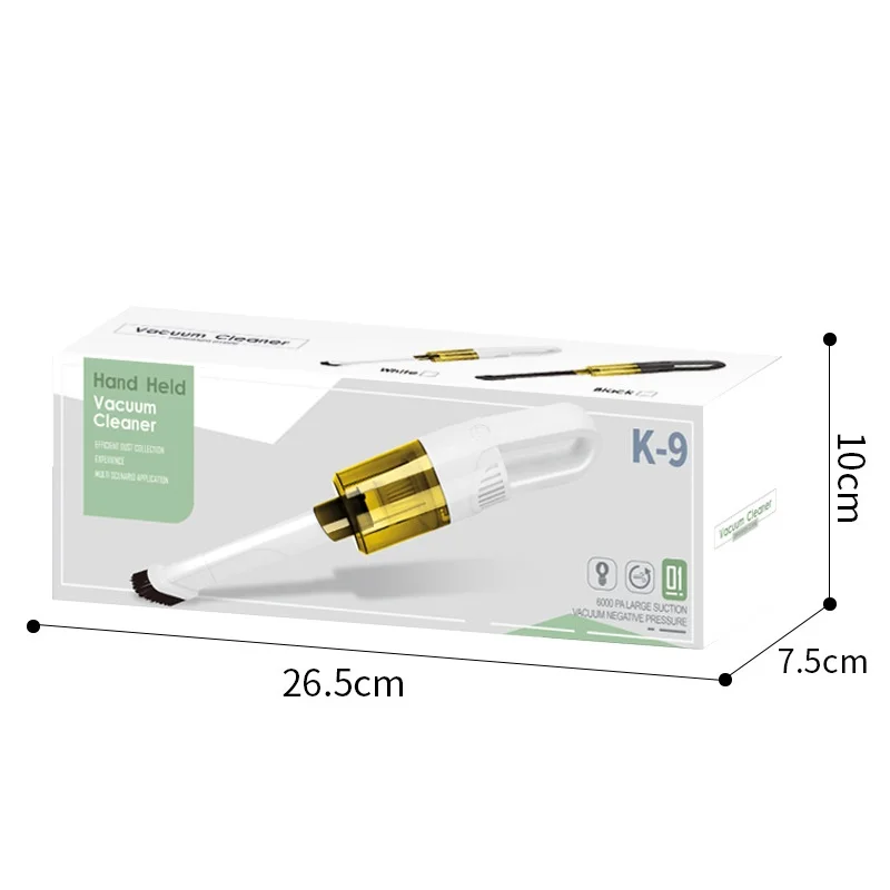 New car vacuum cleaner portable hand-held vacuum cleaner small vacuum cleaner, suitable for bathrooms, cars, desktops