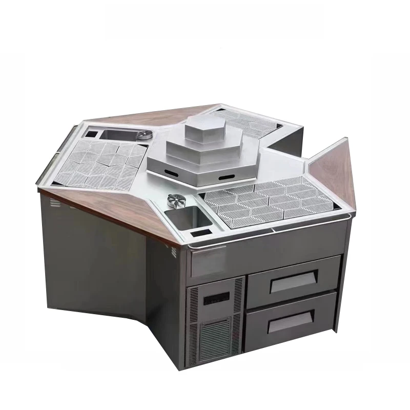 

Shineho bar Station Customization Stainless Steel bar Equipment for Whole Set Cocktail bar Station