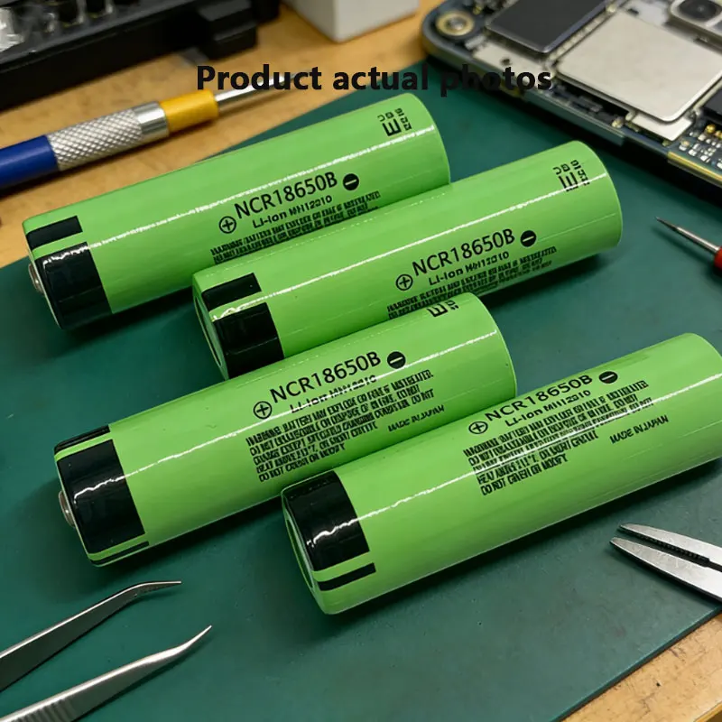 

Литиевая батарея 3.7V 3400mAh для Panasonic NCR18650B, большая емкость, для мощных фонарей
