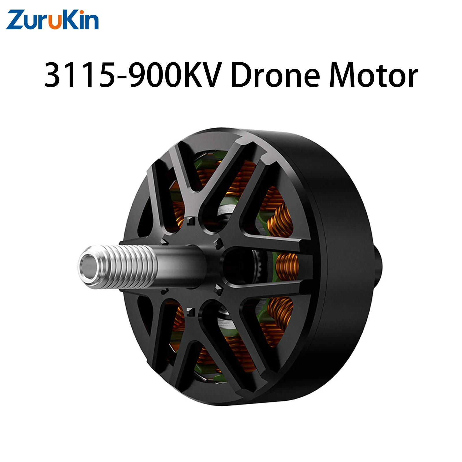 ZuruKin 1/4PC 3115F-900KV Brushless Motor 6S LIPO 1701W High Power For FPV Racing Drone Multi-Rotor UAV High-Speed Motor