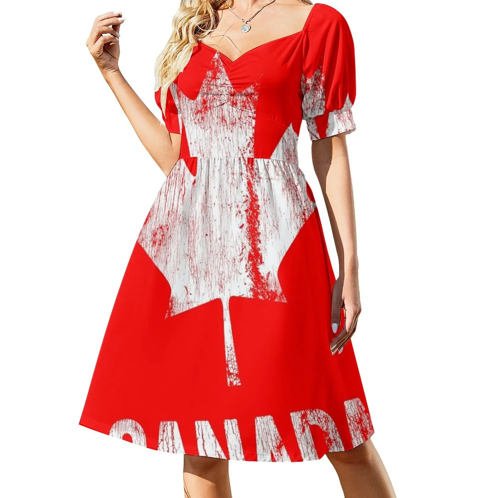 

Canada - Established 1867 Sleeveless Dress dress korean style clothes for women summer dress daily