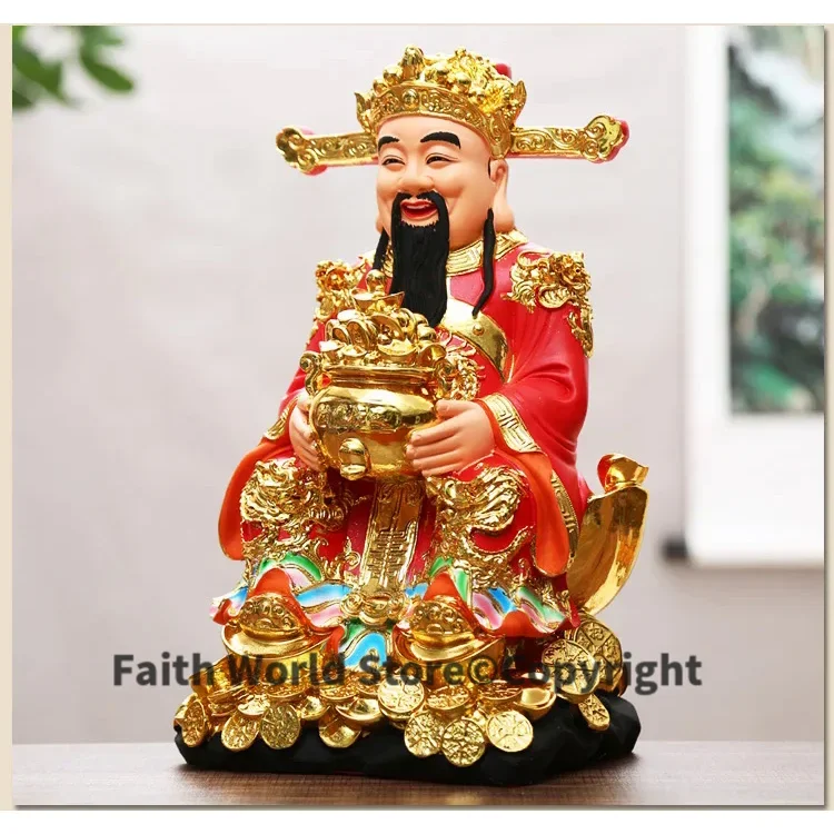 GOOD LUCK HOME SHOP Company open Efficacious Talisman Money Drawing Business booming luck Gold CAI SHEN God of wealth statue