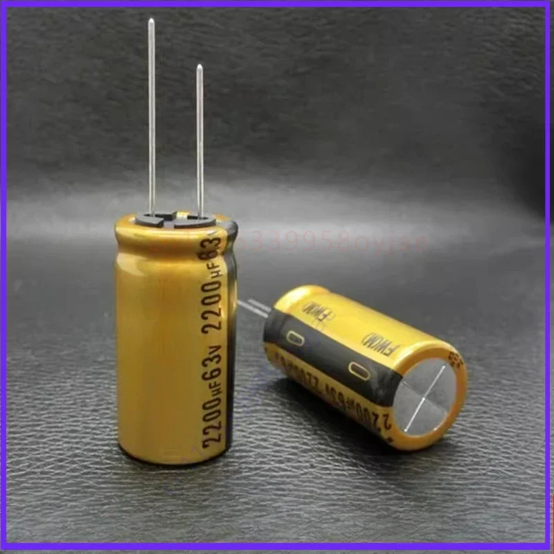 Brand New Original for Nichicon FW 2200uF/63v Audiophile Electrolytic Capacitor 10pcs