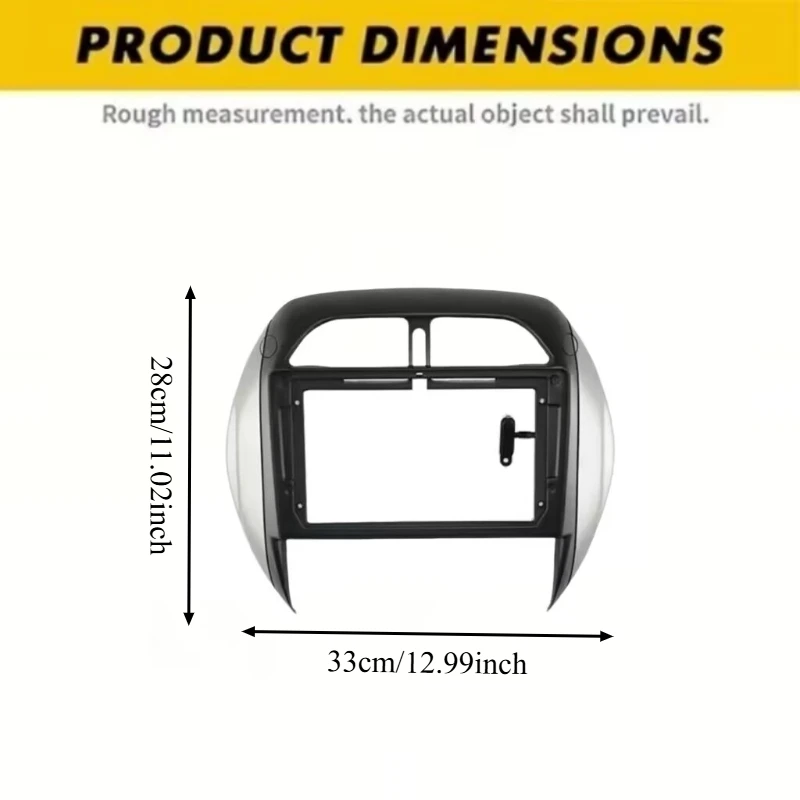 9 INCH Radio Frame Fit for RAV4 2003-2005 Double 2 DIN Installation Android Player Navigation Fascia Dash Mount Kit Bezel