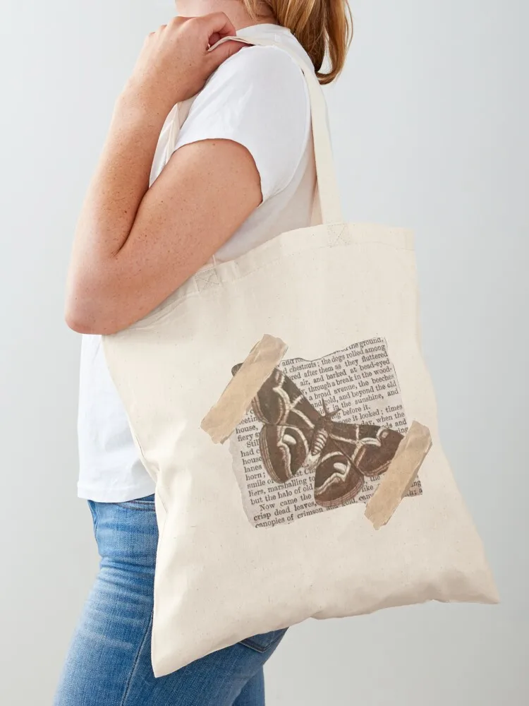 طيران مثل العثة لك ضوء الشمس - حقيبة حمل بتصميم أكاديميا داكنة، حقائب كبيرة، حقائب قماش نسائية فاخرة #1