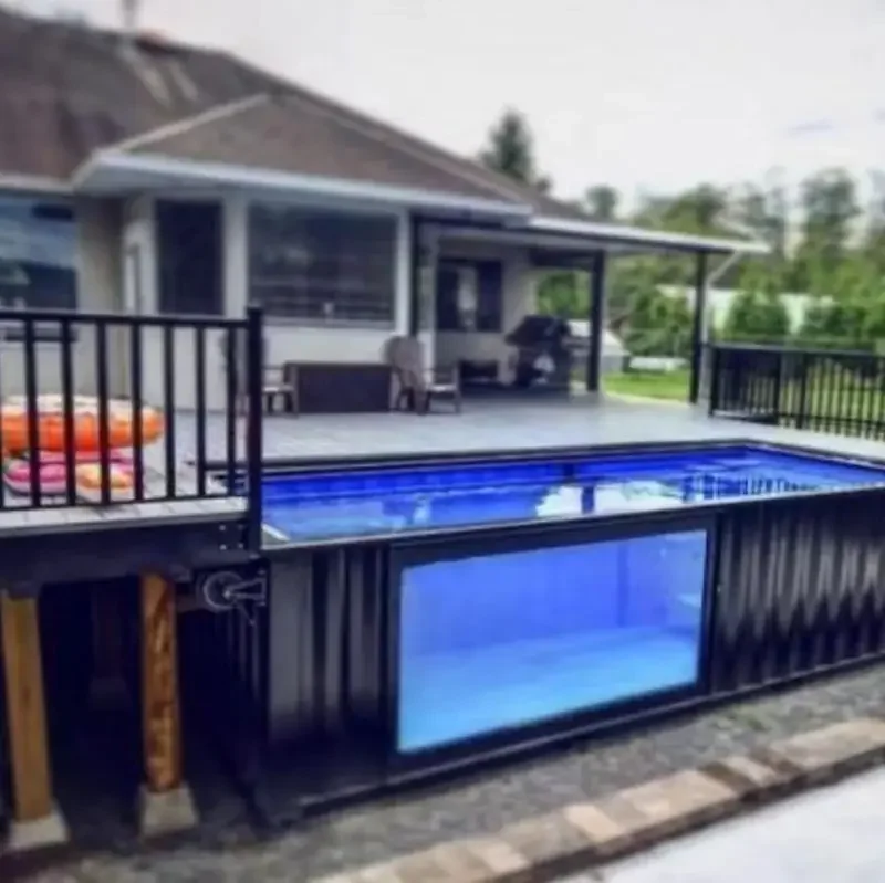 Wholesale Price Customized Size Shipping Container Pool Outdoor Above Ground Pools