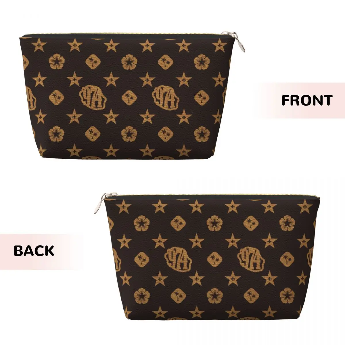 Custom Luxury 974 Reunion Island Pattern Travel Toiletry Bag Fleur De Lys Cosmetic Makeup Organizer Beauty Storage Dopp Kit