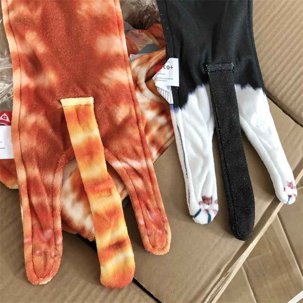 Hangable Realistic Cat Towel Kitchen Bathroom Hand Wipes Absorbent Towel Cat Towel Can Hang Hand Wipes Cat Claws With Buttons