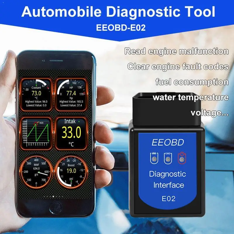 

OBD2 Diagnostic Scanner For ELM327 V1.5 BT5.1 Wireless Car Fault Code Reader Auto Engine Trouble Detector Vehicle Diagnostic