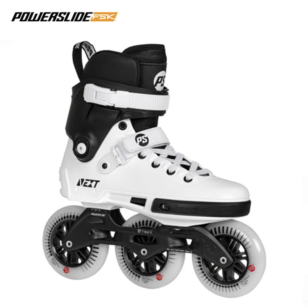 2024 110 original Powers lide Next Core schwarz 3 * mm Trinity Frame Inline Skates Street Racing Roller Free Skating Patines