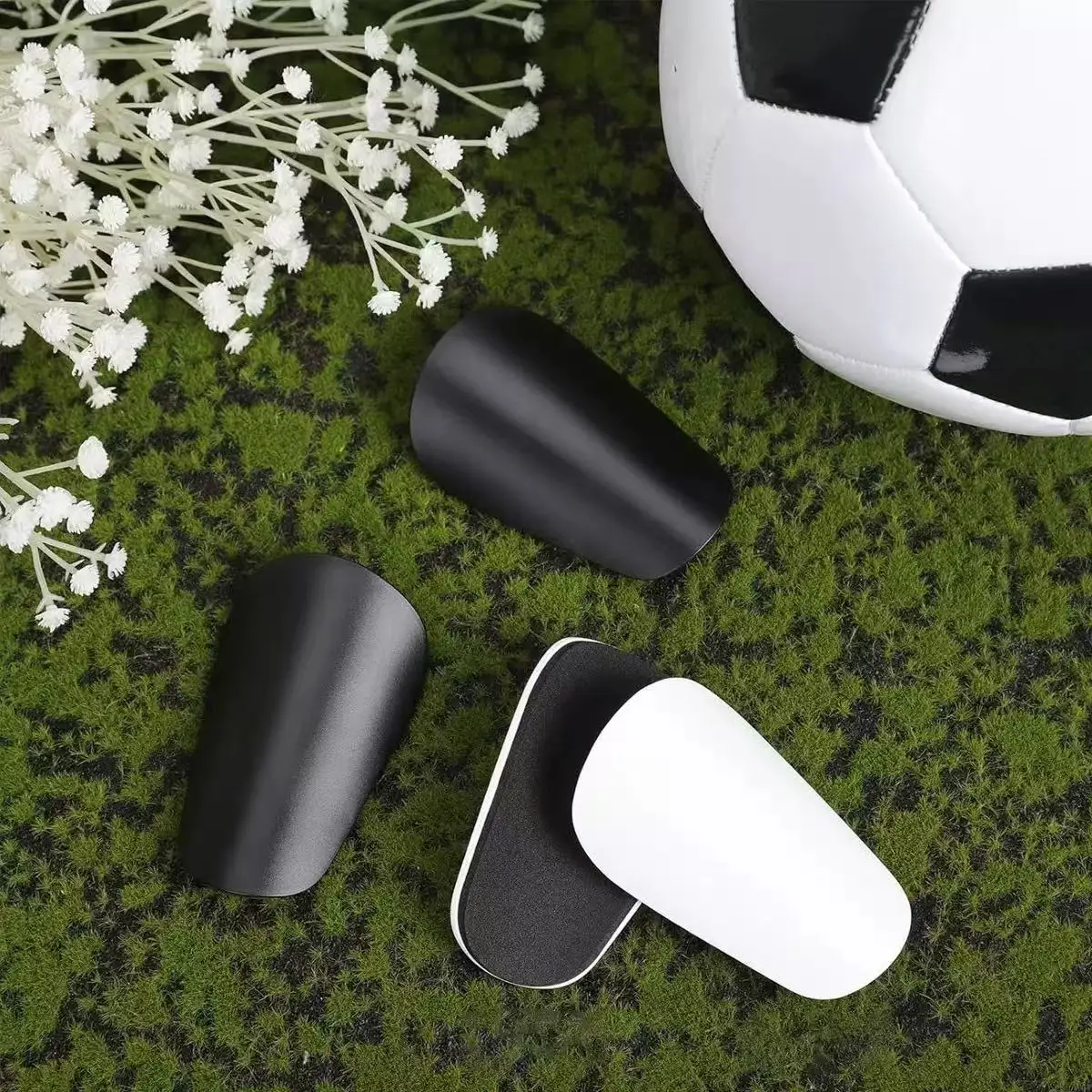 One Pair of Ultra-Lightweight Football Shin Guards - Durable and Comfortable, Suitable for All Sports, Designed for Soccer,