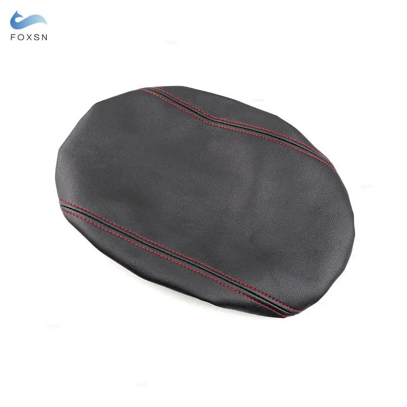Car Accessories Center Console Armrest Box Cover Trim For Honda Accord 11th 2023 2024 2025 Black Microfiber Leather Interior