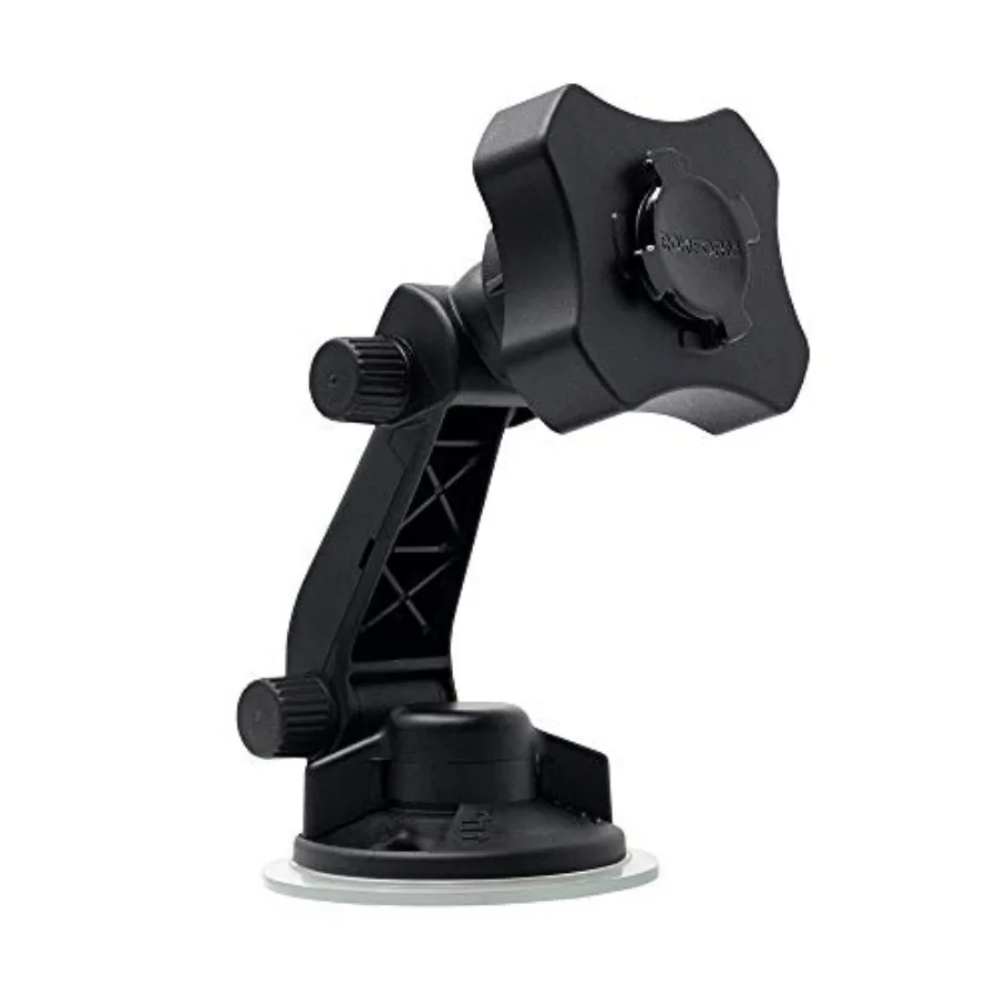 

- Adjustable Windshield Phone Mount Secured by Strong Suction Cup Base 210 Degrees of Tilt and 360 Degree of Rotation Phone Hol