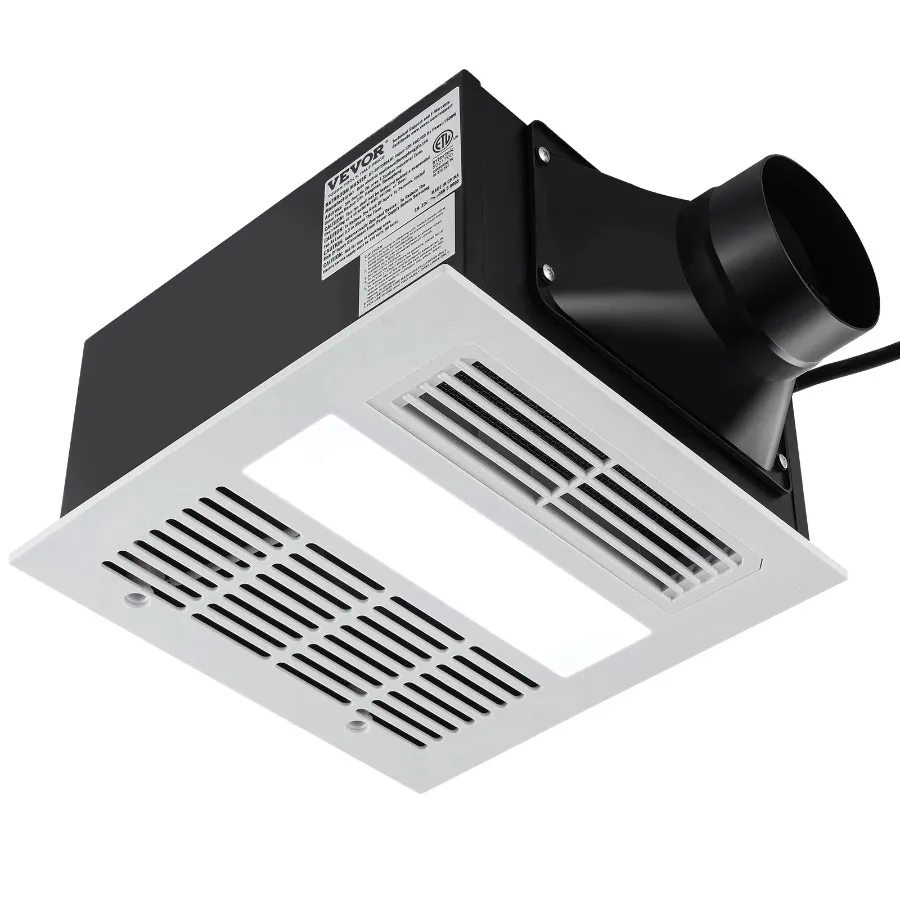 

Bathroom Exhaust Fan 1500W Heating 110 CFM HighEfficiency Ventilation 1.5sones Low Noise Operation EnergySaving Bathroom Ceili