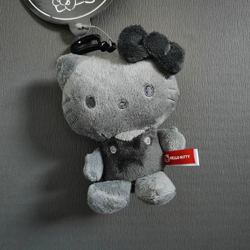 10cmのかわいいハローキティ黒肌シリーズぬいぐるみペンダント漫画ハンギョドンぬいぐるみおもちゃダークスキンKTキーホルダーギフト
