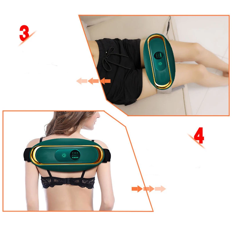 Elétrica Emagrecimento Celulite Massagem, Cintura Massageador Corporal, Perder Peso, Barriga Cinto Emagrecimento, Fat Burning Massagem Abdominal, Novo