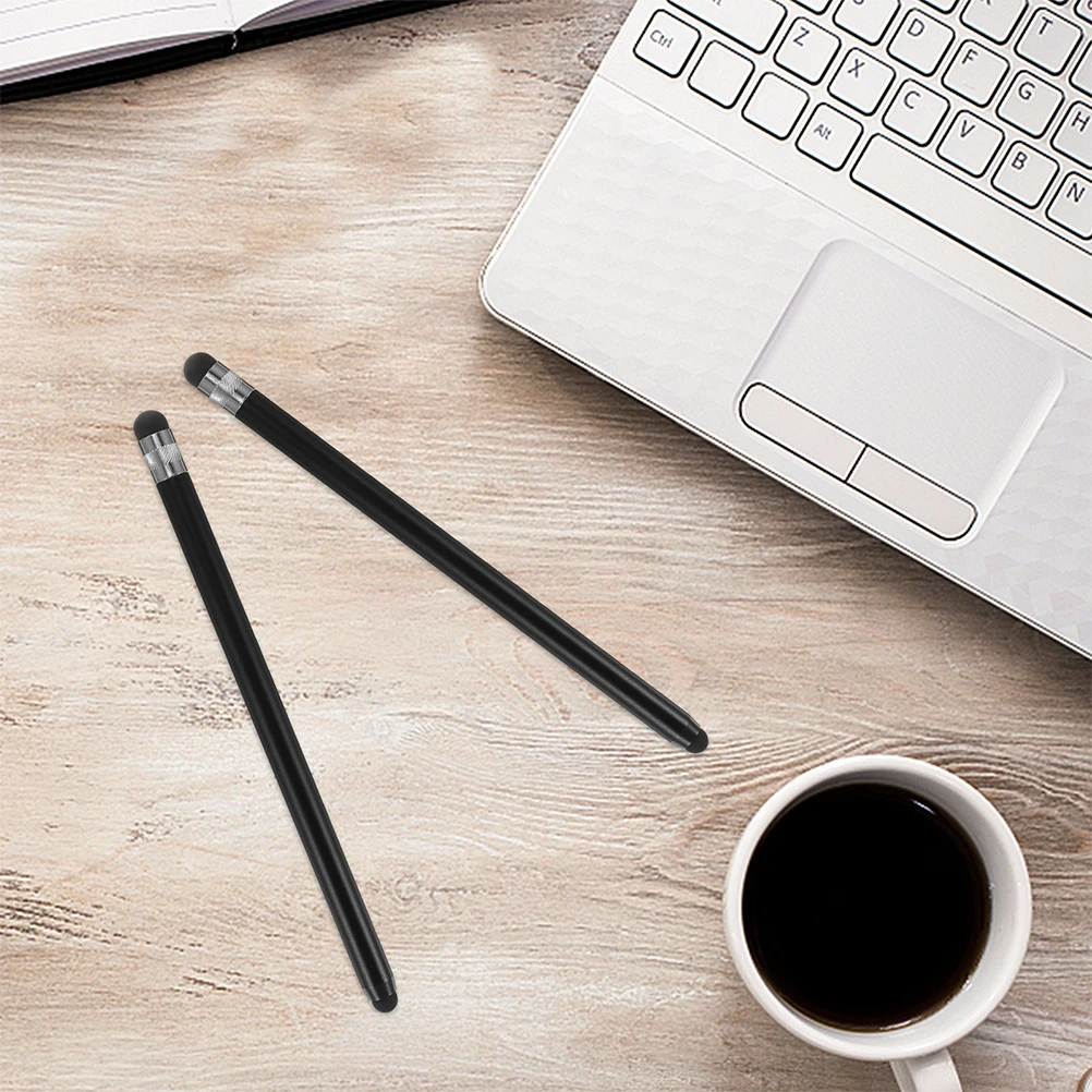 

2 Pcs Screen Stylus Pens Capacitive Aluminum Stylus Pencil Writing Drawing Universal Sensitive Smooth