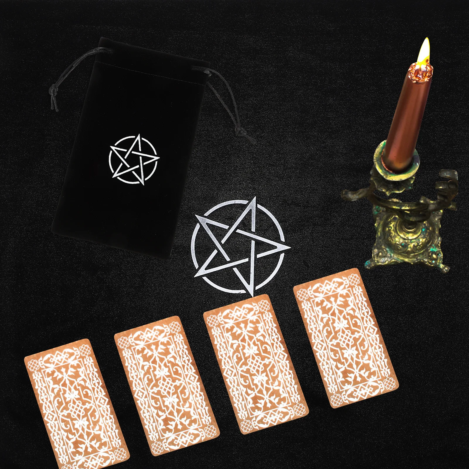 

1 set 1 Set Tarot Card Bag Pentacle Tablecloth Drawstring Storage For Divination Game Props Party Favors Gift Packaging Bag