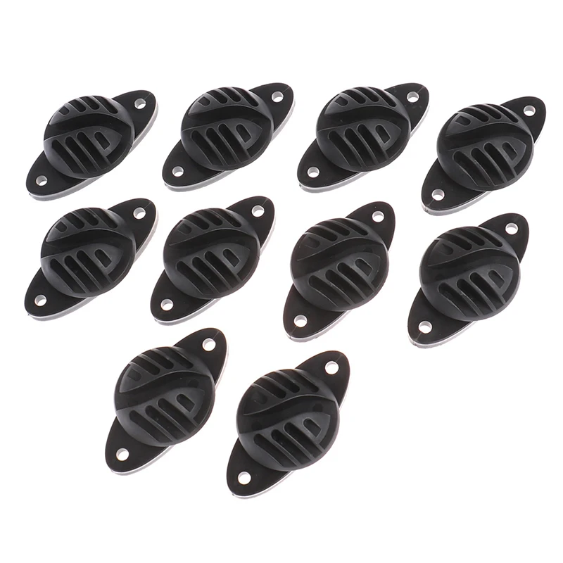 Anneau de crochet à vis pour clôture électrique, isolant en plastique, alliage d'infraction, 10 pièces/lot