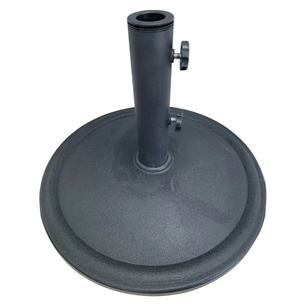 

Mainstays 26LB Matte Black Round Umbrella Base Designed to be Used with a Patio Table