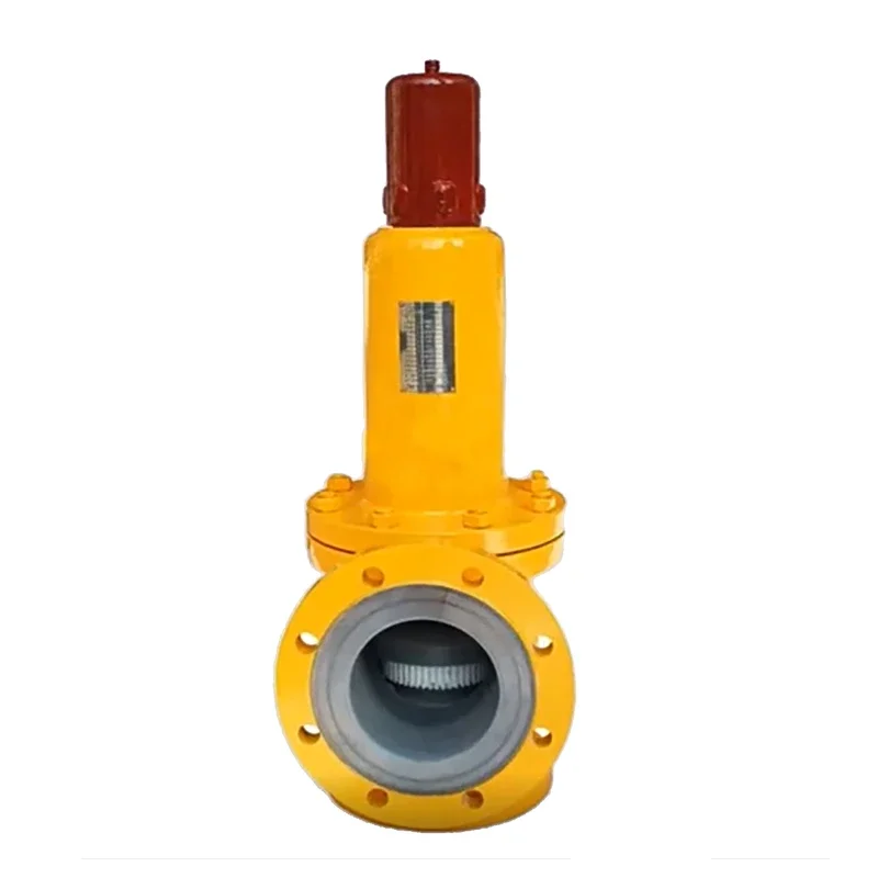 High Pressure safety valve corrosion resistance PTFE Lining ANSI Flange Pressure relief reducing Valve