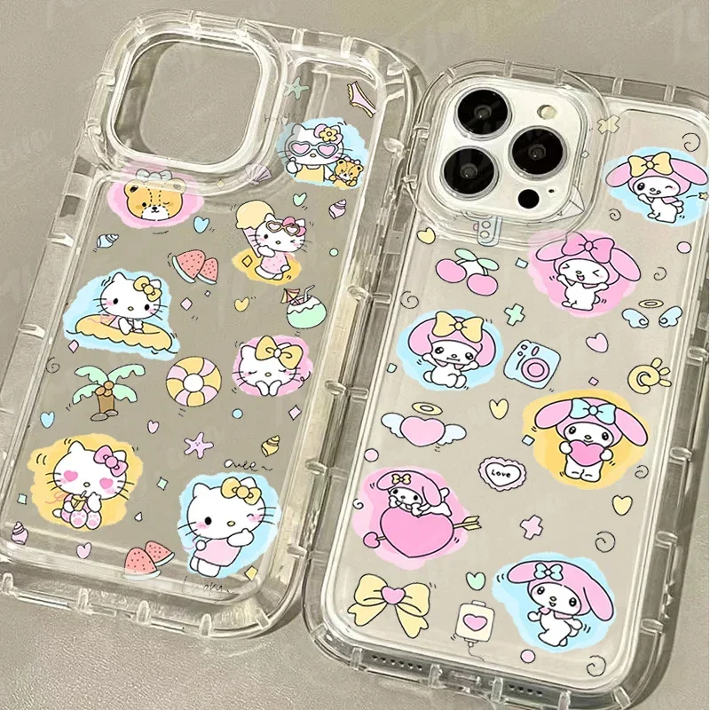 Sanrio Hello Kitty Pochacco Phone Case for Samsung Galaxy A15 A55 A05 A05S A14 A24 A13 A23 A73 A12 A22 A32 A52 A52S A72 A31 A51