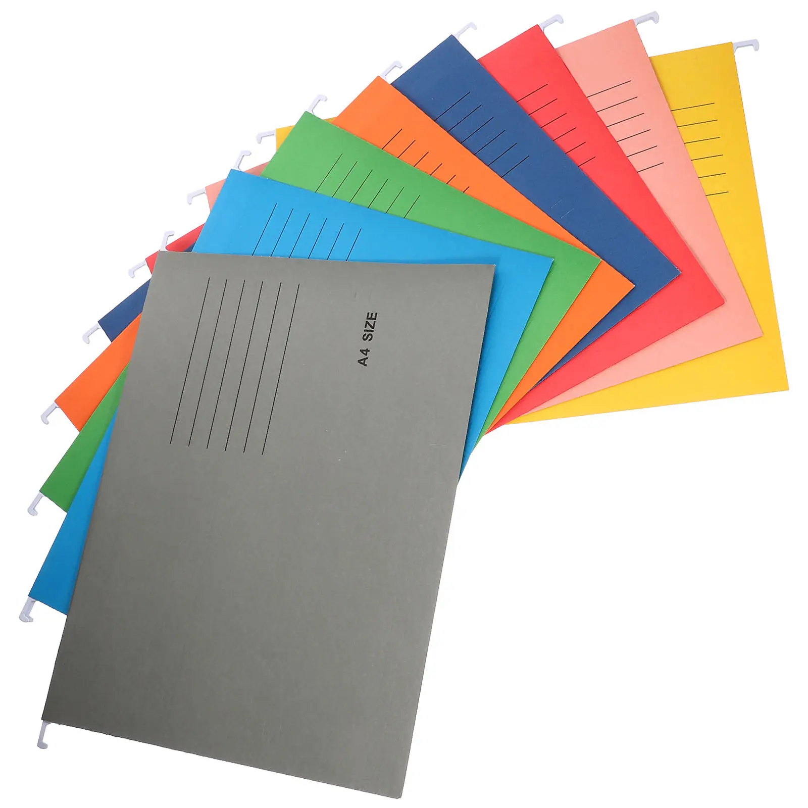 

8Pcs Hanging File Folders Stable Anti-Wear Office Document Organizer for Bills Receipts Sorting Multi Tier File Folder Holder