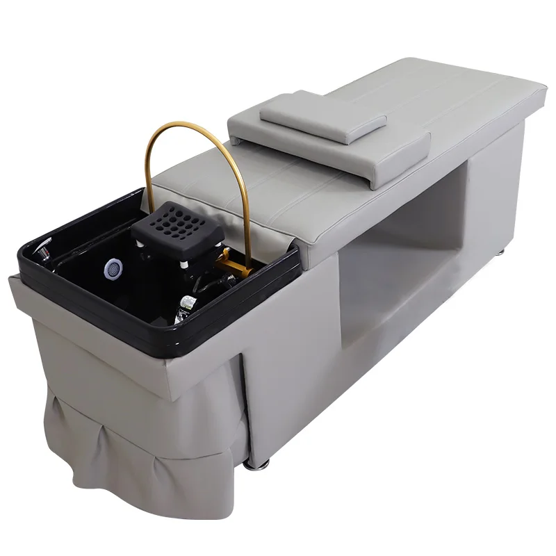 

Shampoo Bed Spa Light Luxury Barber Shop Water Heater Salon Furniture Massage Properties Hair Shampoo Bed