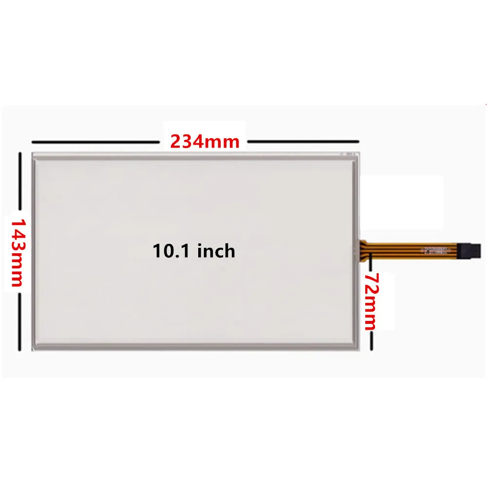 

10,1-дюймовый резистивный сенсорный экран, стеклянная панель, универсальный дисплей промышленного компьютера, сенсорный экран для рукописного ввода HSD101PFW1/2