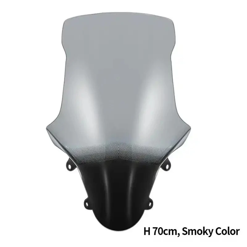 For Honda PCX160 PCX125 Windshield Enhanced Thickened Motorcycle Wind Deflector Screen Clear Smoke Black Color