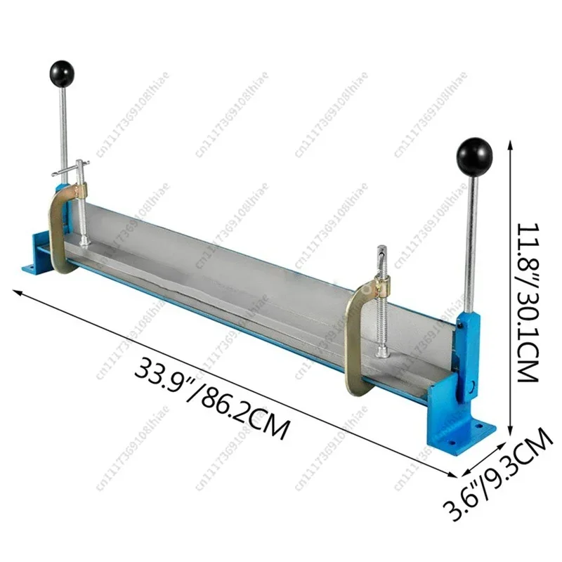 with 2 C-shaped Clamp915MM Industrial Metal Bending Brake Rolling FoldingMachine Steel Sheet Aluminum Plate Bender Tool