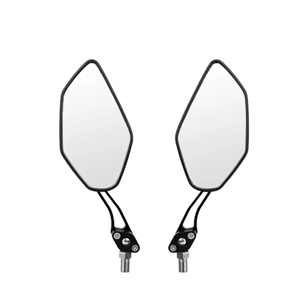 

1Pair Professional Aluminum Alloy Rearview Mirror Wear Resistant Creative Design Suitable Most Mountain Bikes Gift