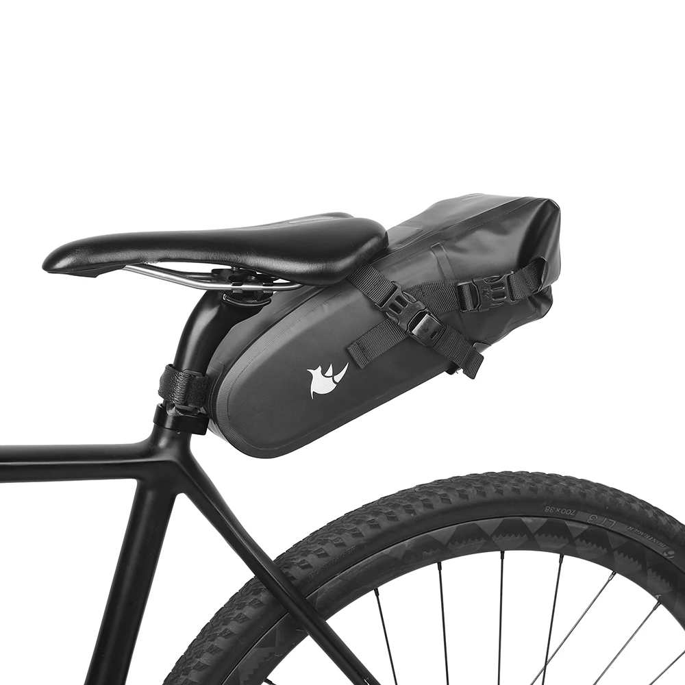 4L Outdoor Cycling Tail Bag Bicycle Rear Bag Cycling Accessory Waterproof Bike Saddle Bag Portable Foldable Bicycle Seats Bag