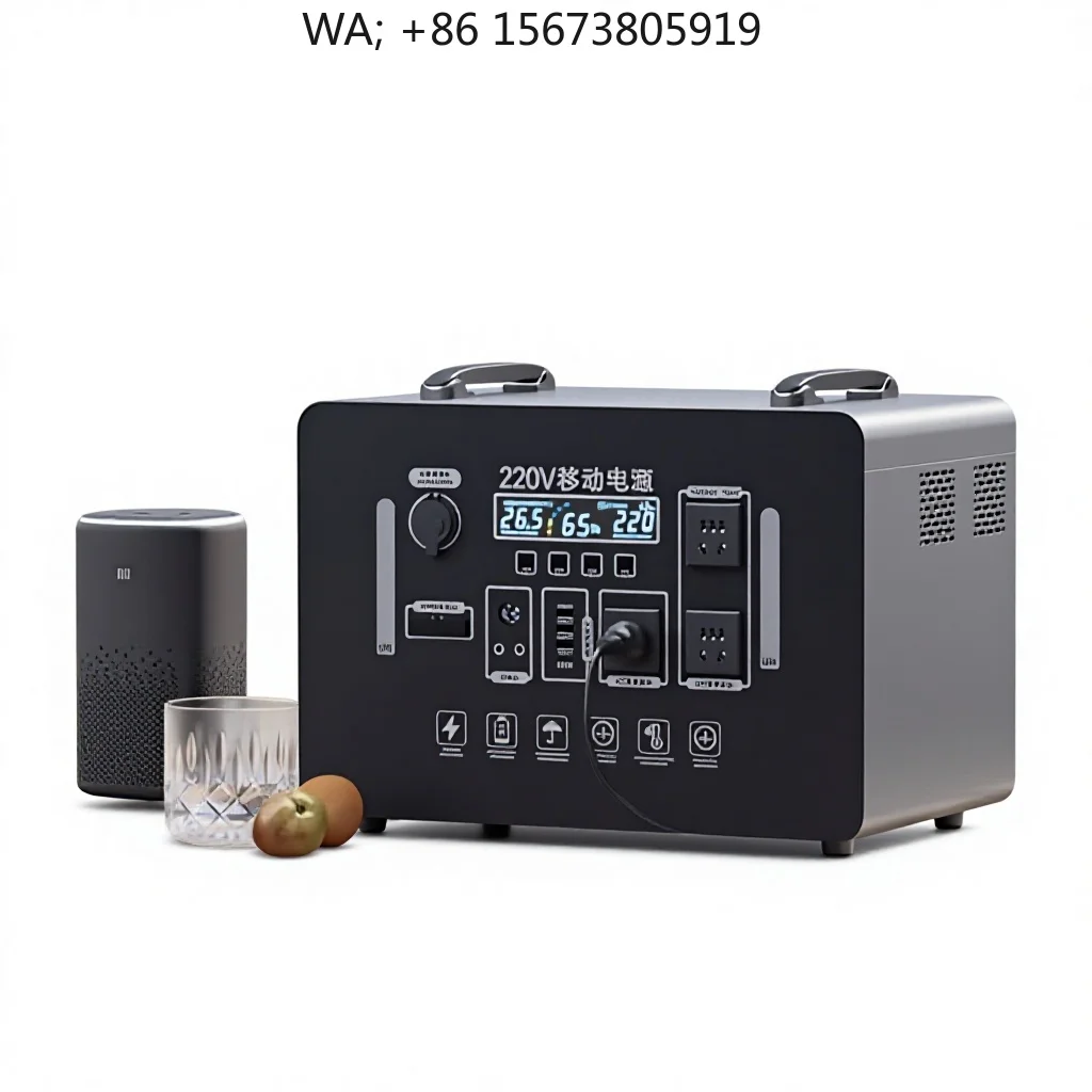 

Custom High Power Portable Solar Generator Outdoor Energy Storage Power Station 220V Mobile Emergency Power Supply for Home Use