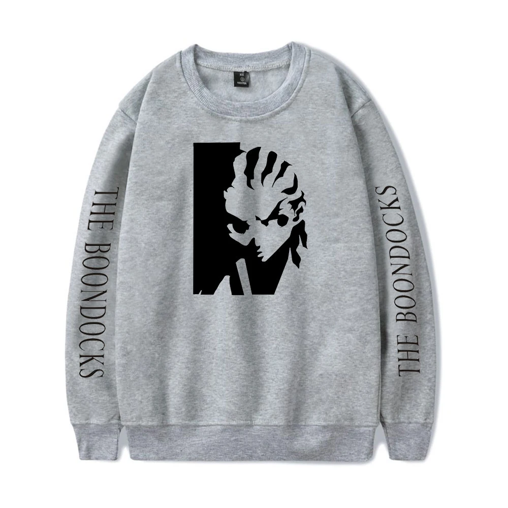 

The Boondocks Sweatshirt O-Neck Unisex Tracksuit Women/Men Long Sleeve Casual Sweatshirts America Cartoon The Boondocks Clothes