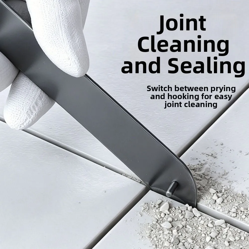 Wall Floor Joint Rake Grout Remover Folding Seam Hook Sealant Tool Gap Cleaning Tool Scraper Tungsten Steel Tile Grout Remover