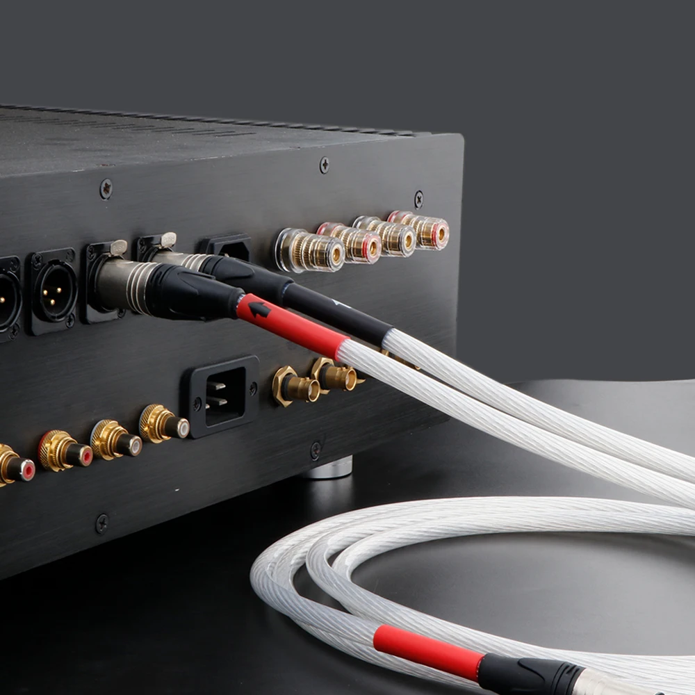 HiFi 5N OCC XLR كابل NEUTRIK XLR كابل التوازن لمكبر الصوت مشغل أقراص مضغوطة ذكر إلى أنثى Xlr كابل الصوت