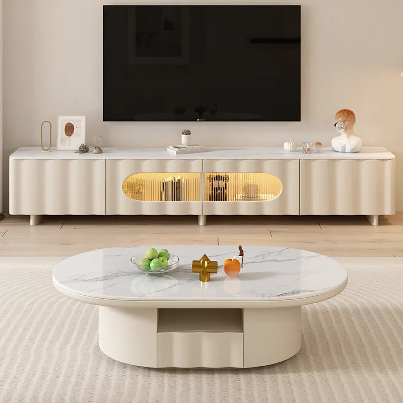 Large Size Decoration Tv Stands Living Room Save Space White Relaxing Cheap Safe Modern Tv Table Unique Muebles Home Decoration