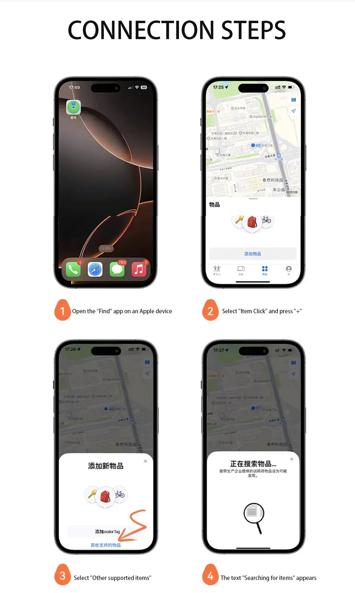 2026 Neuer Smart Tag IP67 Tracker Anti-Verlust Air Tag Kompatibel mit Apple Find My APP IOS Schlüssel-, Koffer- und Taschenfinder, 1-4 Stück – Detail 10