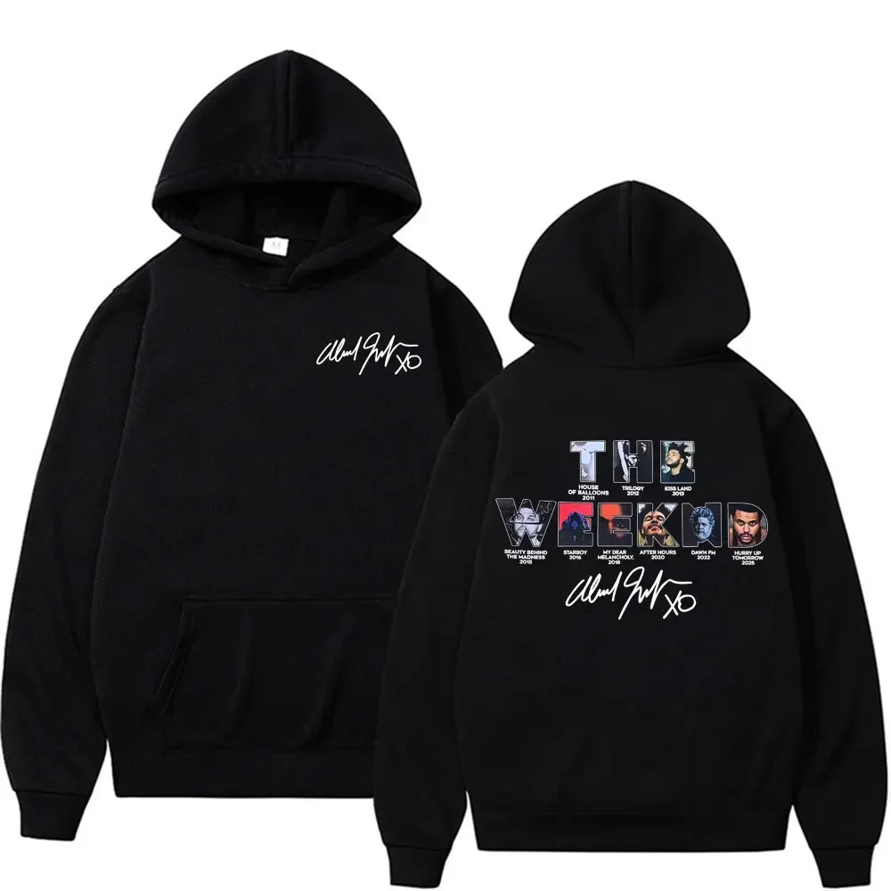 The Weeknd Hurry Up Tomorrow Album Cover 2025 Men's Hoodie Harajuku Hip Hop Fashionable Casual Hoodie