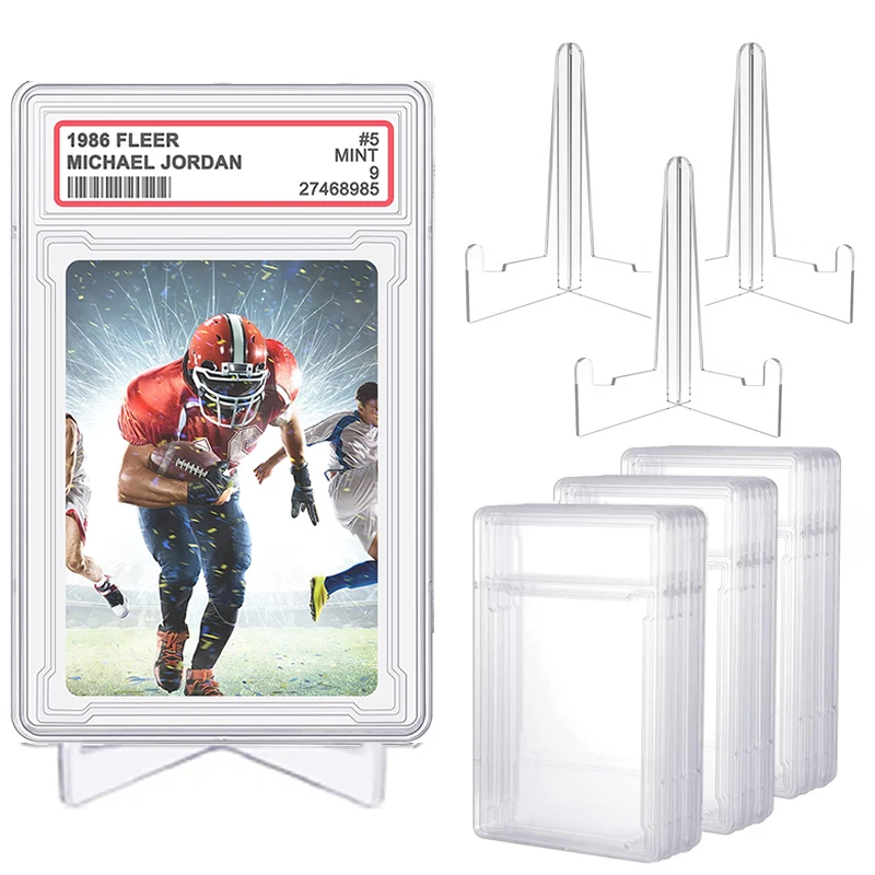 

35PT коллекционные карточки, этикетка, защита для карт, подходит для YuGiOh MTG Pokemon, спортивные карты 90x65 мм, класс PTCG, подарочная игрушка