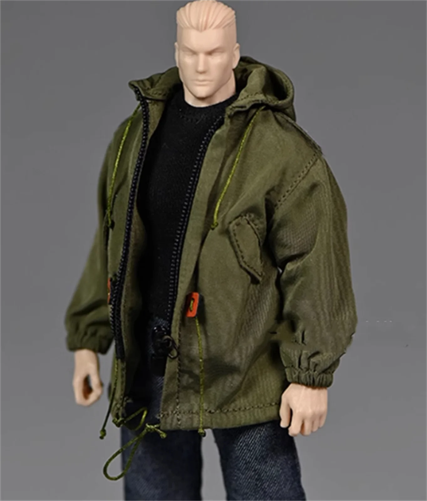 

1/12 1:12 windbreaker jacket workwear coat male /Female Clothes Modl toys For 6 Inch Anime Body Action Figure