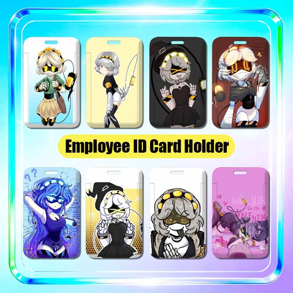 For Murder Drones Employee ID Card Holder Office Student Work Bank Credit Badge Decoration Case