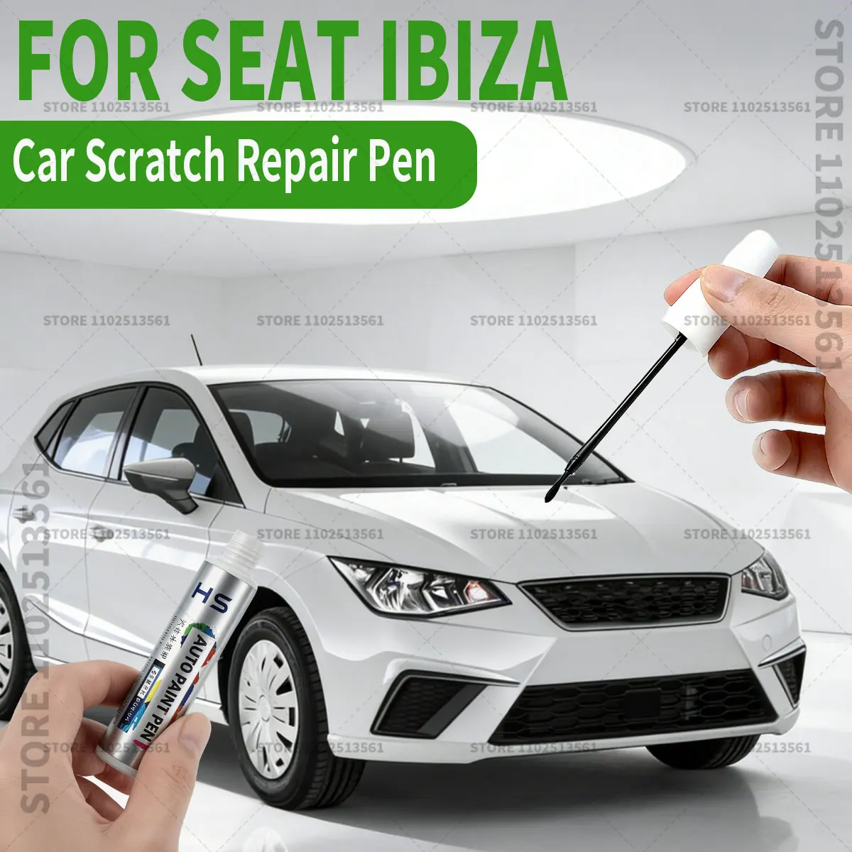 

Ручка-корректор для ремонта царапин, средство для удаления царапин, аксессуары для автомобиля DIY, для SEAT Ibiza, цвета: черный, красный, белый, сапфировый синий, серый