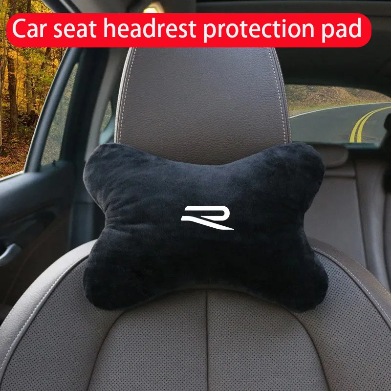 

2pcs Car Seat Headrest Neck Cushion Neck Pillow for Volkswagen VW R Line Golf Polo Jetta Passat GTI Bora MK4 MK5 MK6 MK7 Car
