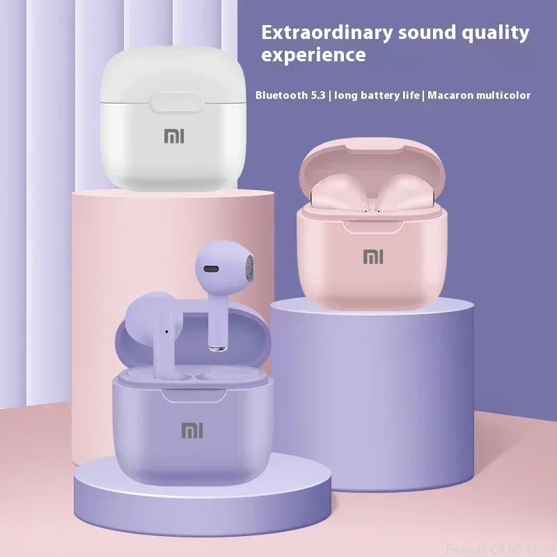 سماعات Xiaomi TWS سماعات أذن بلوتوث مقاومة للماء مع صوت ستيريو HiFi للرياضة للاستخدام اليومي مع ميكروفون وسماعات رأس صغيرة فيديو