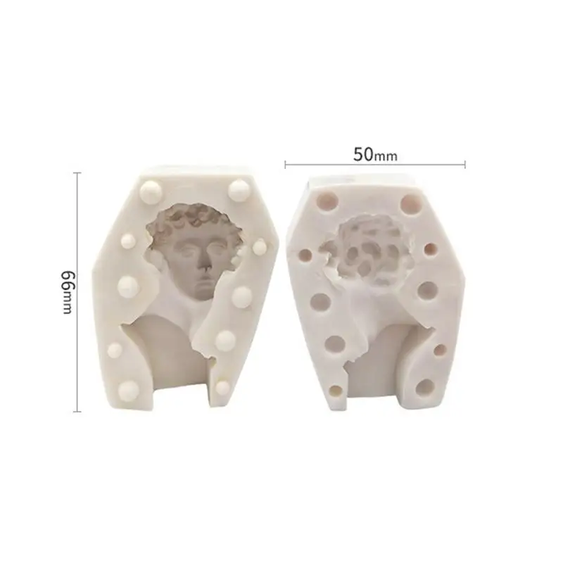 DIY Mould 3D Bust Mould Plaster Silicone Mold Soap Statue For Resin Casting Candle Maker Accessories Tools